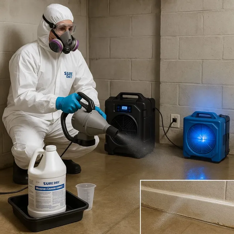 Sanitization and Odor Removal process in Gahanna, OH