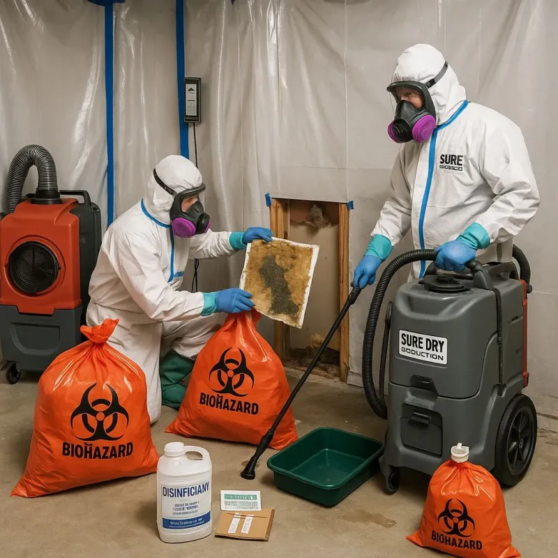 Contaminated Water Handling Protocols process in Gahanna, OH